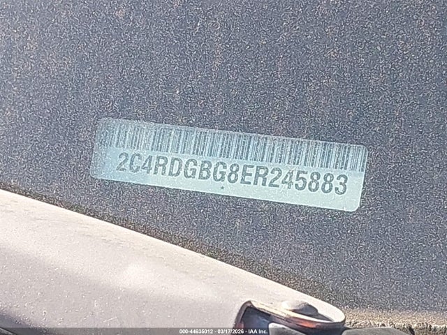 Dodge Grand Caravan Se 2014 2C4RDGBG8ER245883 Image 9