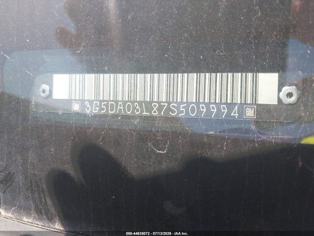 2007 Buick Rendezvous Cx მანქანა იყიდება აუქციონზე, vin: 3G5DA03L87S509994, აუქციონის ნომერი: 44635072
