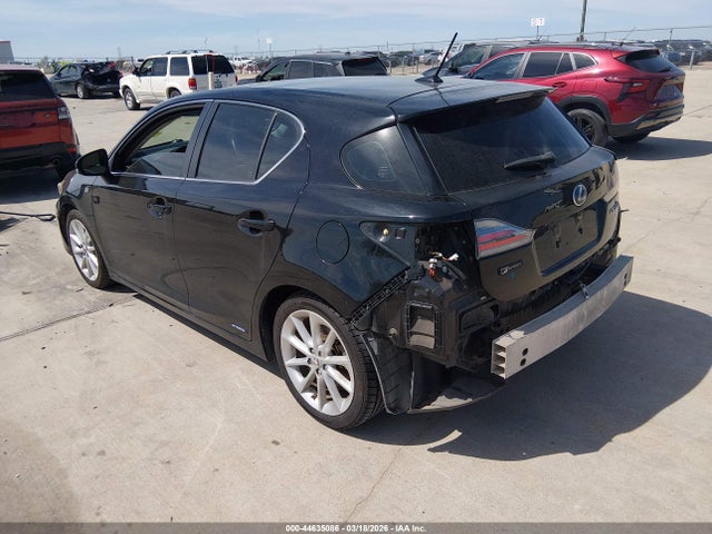 44635086 :رقم المزاد ، JTHKD5BHXB2045286 vin ، 2011 Lexus Ct 200h Premium مزاد بيع