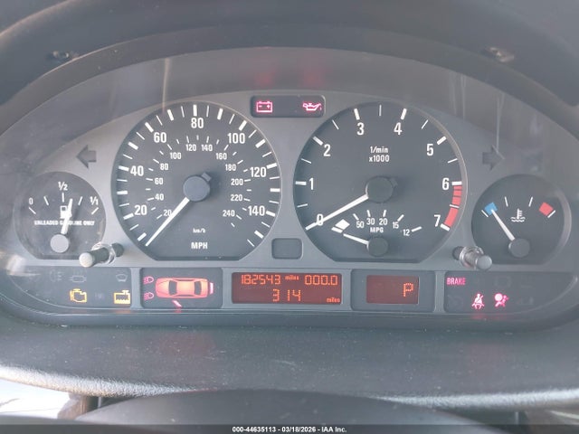44635113 :رقم المزاد ، WBAAM3333XFP59553 vin ، 1999 Bmw 323i مزاد بيع