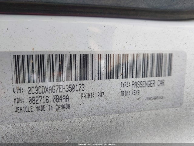 2014 DODGE CHARGER 2C3CDXAG7EH350173 Photo 8