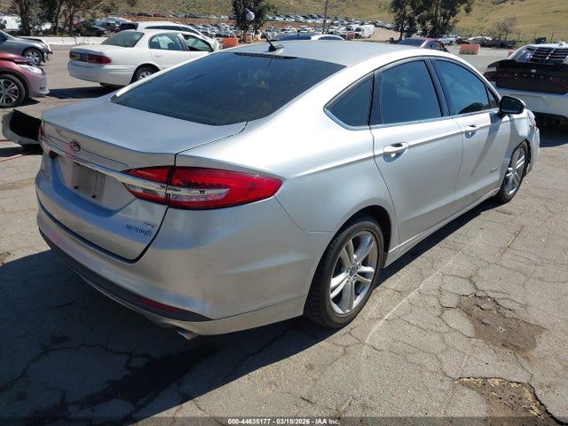 2018 Ford Fusion Hybrid Se მანქანა იყიდება აუქციონზე, vin: 3FA6P0LU0JR116259, აუქციონის ნომერი: 44635177