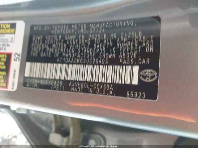 Toyota CAMRY SE 2025 4T1DAACK6SU526495 Image 9