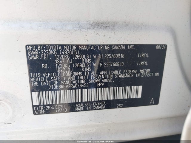 Toyota Rav4 Hybrid Xse 2024 2T3E6RFV2RW076453 Image 9