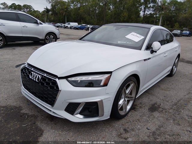 2021 Audi A5 Sportback Premium Plus 45 Tfsi Quattro S Tronic მანქანა იყიდება აუქციონზე, vin: WAUFACF51MA054853, აუქციონის ნომერი: 44635412