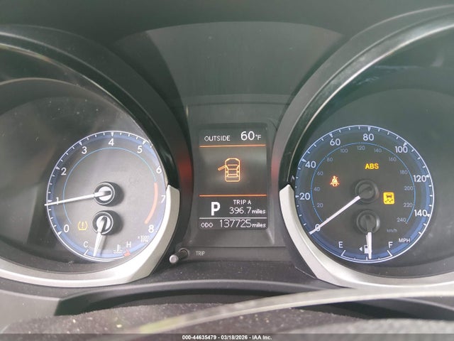 2016 Toyota Corolla S მანქანა იყიდება აუქციონზე, vin: 5YFBURHE1GP523996, აუქციონის ნომერი: 44635479