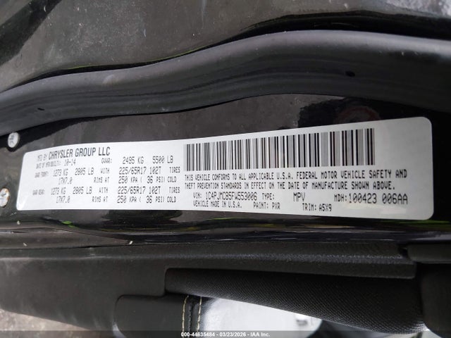 44635484 :رقم المزاد ، 1C4PJMCB5FW553006 vin ، 2015 Jeep Cherokee Latitude مزاد بيع