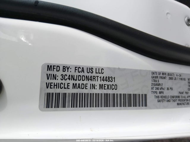 Jeep Compass Trailhawk 4x4 2024 3C4NJDDN4RT144831 Image 9