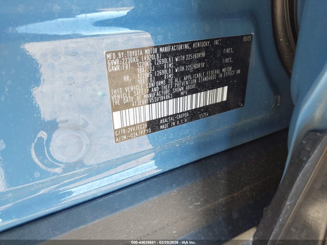 4T3E6RFV5SU184863 Toyota Rav4 Hybrid Xse