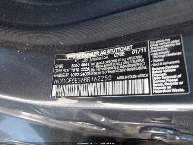 2011 MERCEDES-BENZ C 300 WDDGF5EB6BR162255 Photo 8