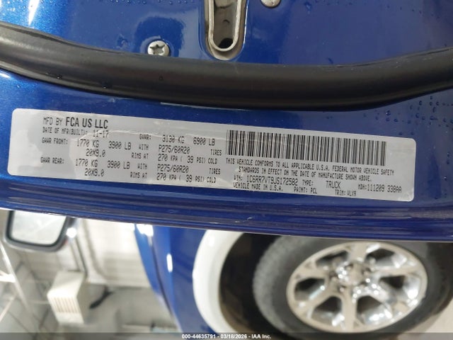 2018 RAM 1500 1C6RR7VT9JS172582 Photo 8