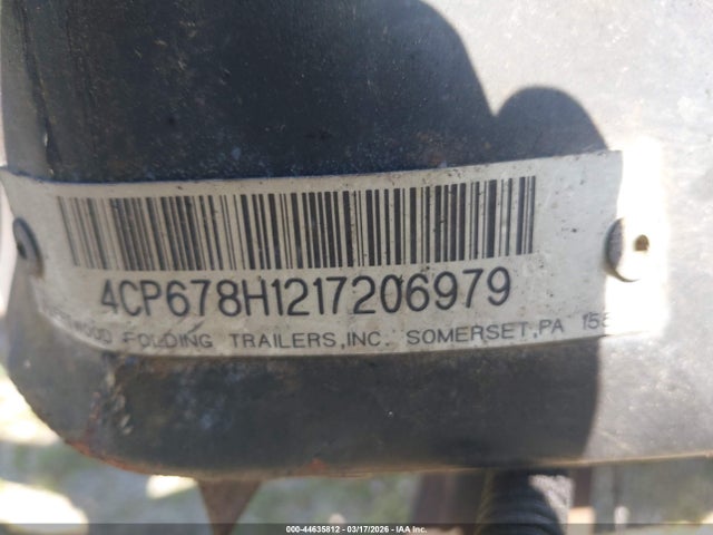 Aukcja sprzedaży 2001 Coleman Trailer, vin: 4CP678H1217206979, numer aukcji: 44635812