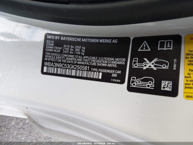 2016 BMW 428I WBA3N9C53GK250581 Photo 8