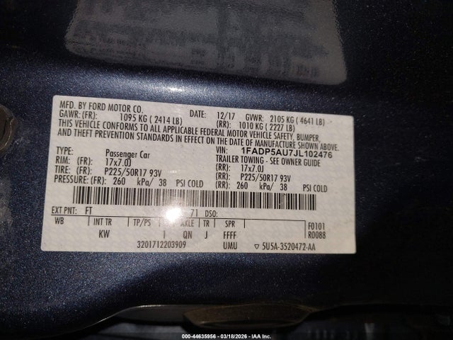 Ford C-max Hybrid Se 2018 1FADP5AU7JL102476 Image 9