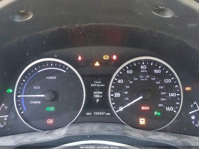 Aukcja sprzedaży 2013 Lexus Es 300h, vin: JTHBW1GG0D2013145, numer aukcji: 44635969