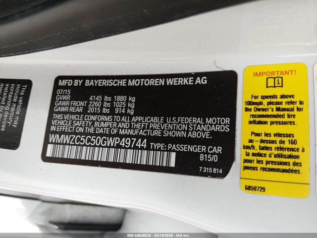 WMWZC5C50GWP49744 Mini Countryman Cooper S
