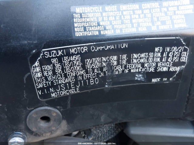 Suzuki GSX1300 RR 2022 JS1EJ11B0N7102142 Image 14