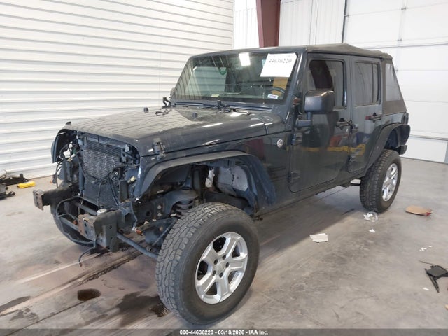 44636220 :رقم المزاد ، 1C4BJWDG2GL345572 vin ، 2016 Jeep Wrangler Unlimited Sport مزاد بيع