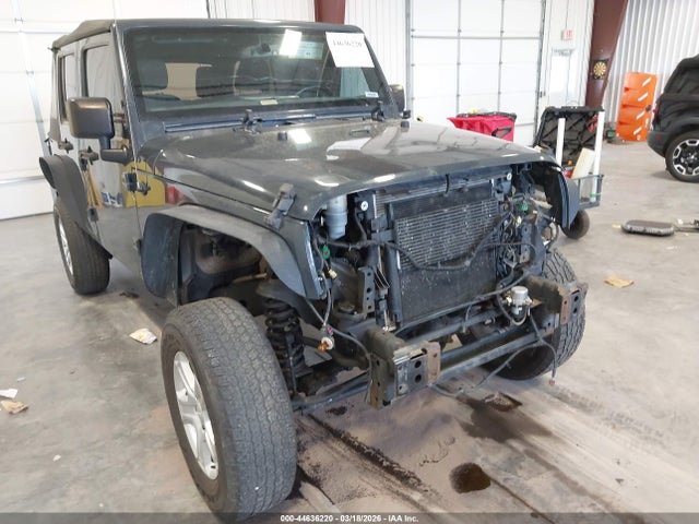 44636220 :رقم المزاد ، 1C4BJWDG2GL345572 vin ، 2016 Jeep Wrangler Unlimited Sport مزاد بيع