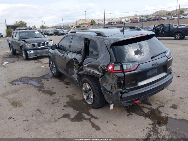 2019 Jeep Cherokee Trailhawk Elite 4x4 მანქანა იყიდება აუქციონზე, vin: 1C4PJMBX7KD328797, აუქციონის ნომერი: 44636259