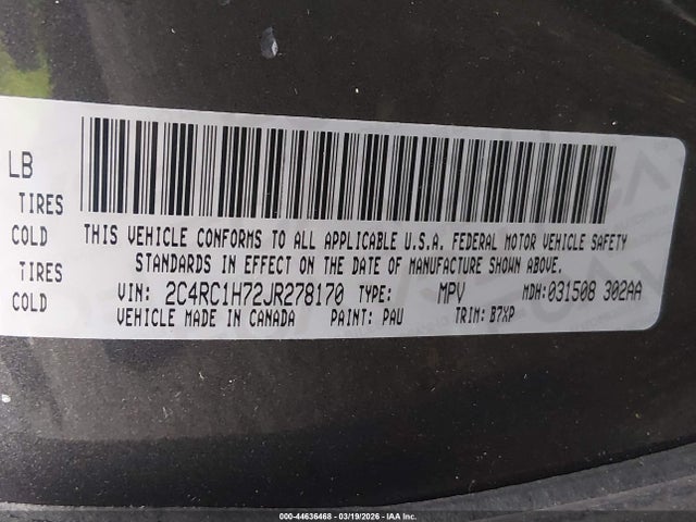 2018 CHRYSLER PACIFICA HYBRID 2C4RC1H72JR278170 Photo 8