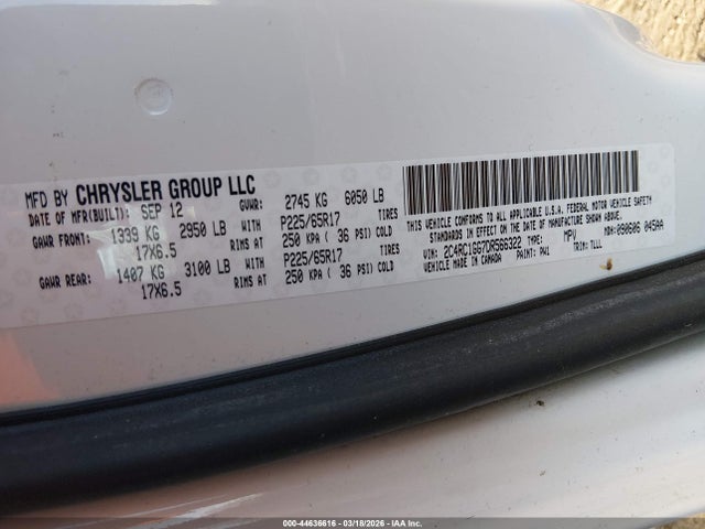 2013 CHRYSLER TOWN & COUNTRY 2C4RC1GG7DR566322 Photo 8