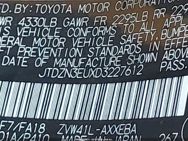 Aukcja sprzedaży 2013 Toyota Prius V Two, vin: JTDZN3EUXD3227612, numer aukcji: 44636671
