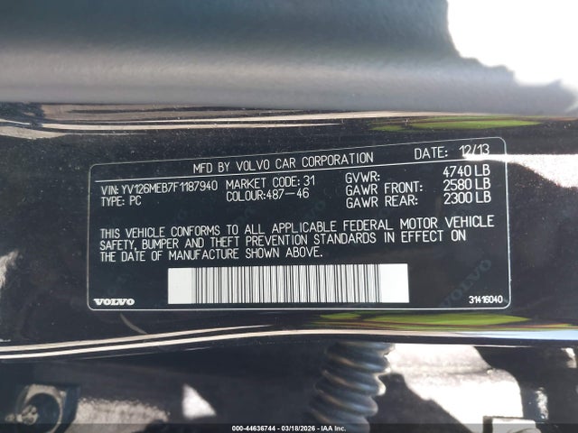 2015 VOLVO V60 YV126MEB7F1187940 Photo 8