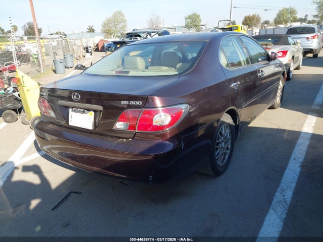 Aukcja sprzedaży 2003 Lexus Es 300, vin: JTHBF30G330087904, numer aukcji: 44636774