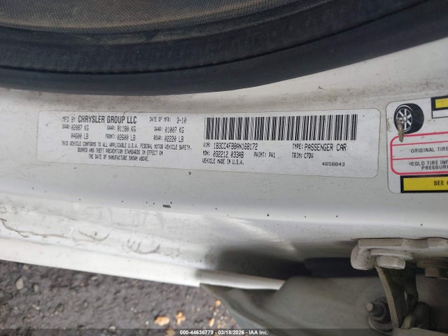 Продаж на аукціоні авто 2010 Dodge Avenger Sxt, vin: 1B3CC4FB8AN168172, номер лоту: 44636779