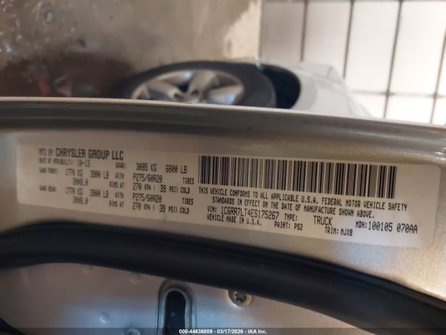 RAM 1500 Big Horn 2014 1C6RR7LT4ES175267 Image 9