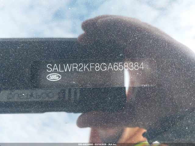 2016 LAND ROVER RANGE ROVER SPORT SALWR2KF8GA658384 Photo 8