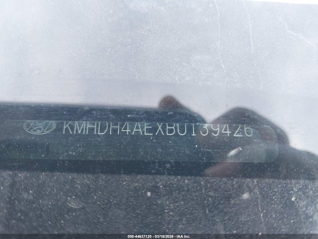 44637120 :رقم المزاد ، KMHDH4AEXBU139426 vin ، 2011 Hyundai Elantra Gls (ulsan Plant) مزاد بيع