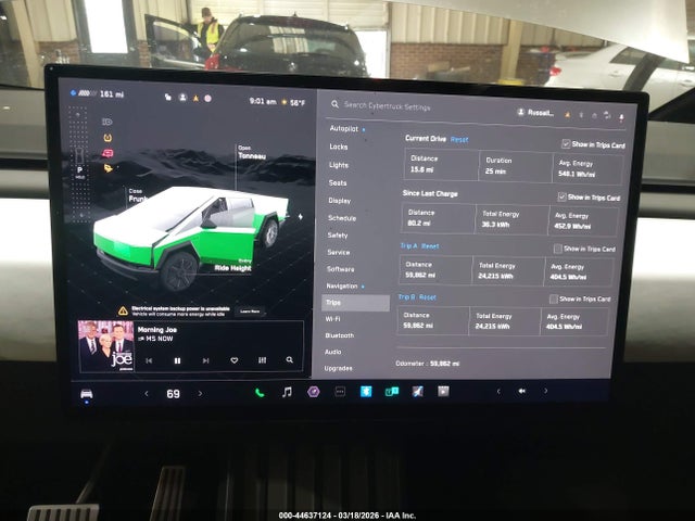 2024 Tesla Cybertruck მანქანა იყიდება აუქციონზე, vin: 7G2CEHED2RA007243, აუქციონის ნომერი: 44637124