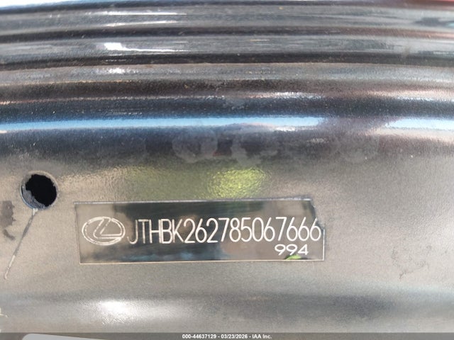 Продаж на аукціоні авто 2008 Lexus Is 250, vin: JTHBK262785067666, номер лоту: 44637129
