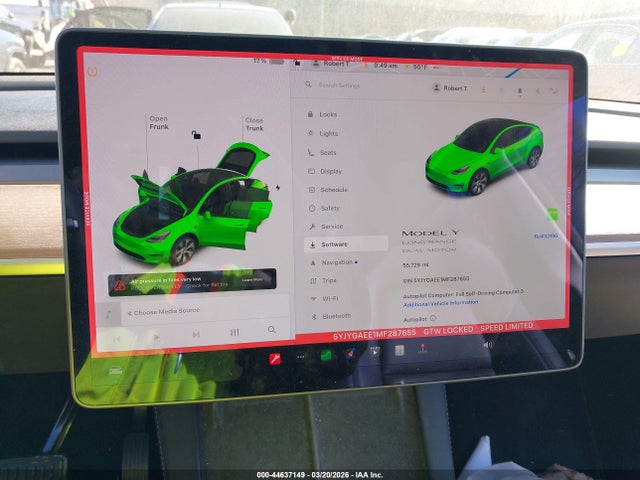 2021 TESLA MODEL Y 5YJYGAEE1MF287655 Photo 6