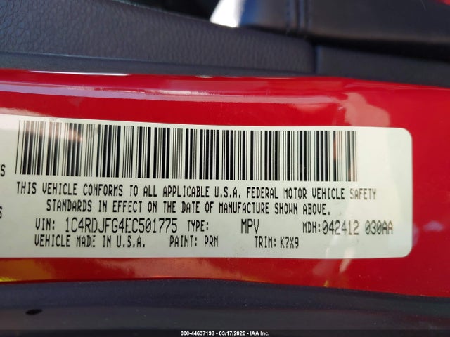 Dodge Durango Special Service 2014 1C4RDJFG4EC501775 Image 9
