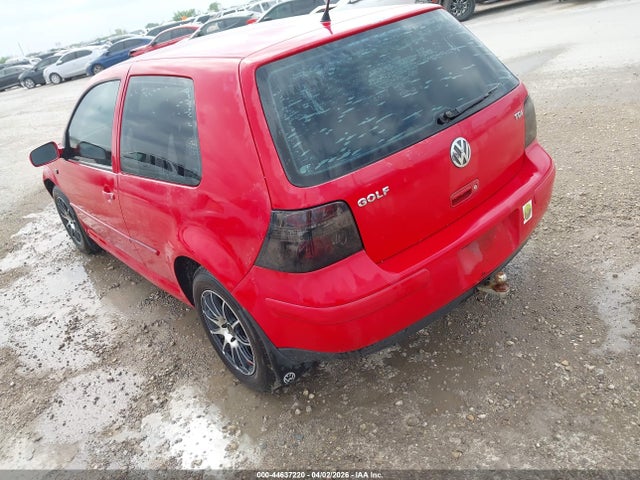 2001 Volkswagen Golf Gl Tdi მანქანა იყიდება აუქციონზე, vin: WVWBP21J91W067542, აუქციონის ნომერი: 44637220