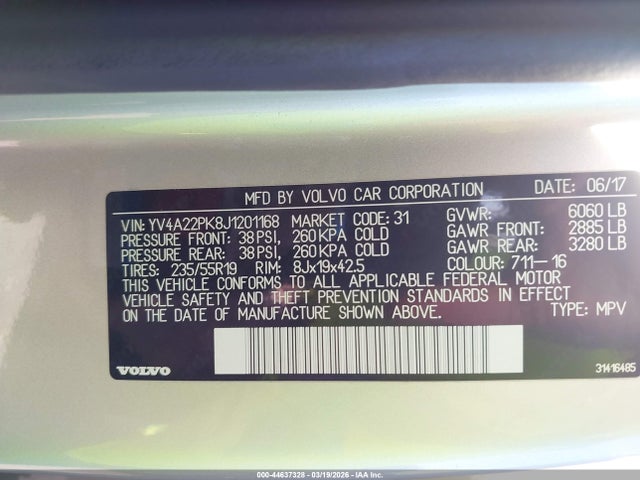 2018 VOLVO XC90 YV4A22PK8J1201168 Photo 8