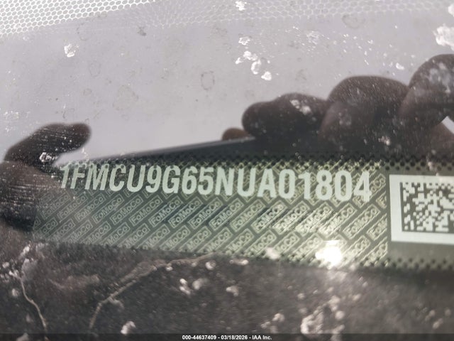 Aukcja sprzedaży 2022 Ford Escape Se, vin: 1FMCU9G65NUA01804, numer aukcji: 44637409