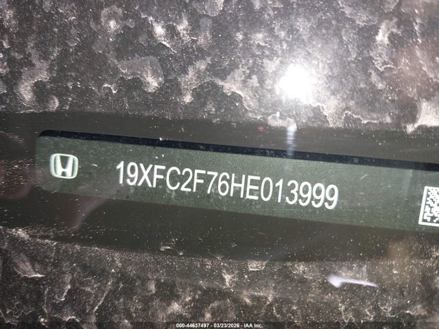 Honda CIVIC EX 2017 19XFC2F76HE013999 Image 9