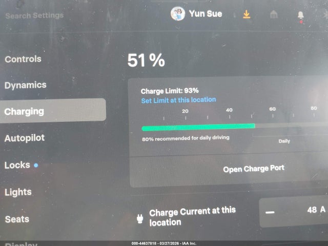 2024 Tesla Model Y Long Range Single Motor Rear-wheel Drive/rwd მანქანა იყიდება აუქციონზე, vin: 7SAYGDED5RF194205, აუქციონის ნომერი: 44637818