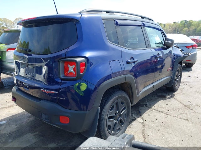 2018 Jeep Renegade Trailhawk 4x4 მანქანა იყიდება აუქციონზე, vin: ZACCJBCB7JPH42507, აუქციონის ნომერი: 44637906