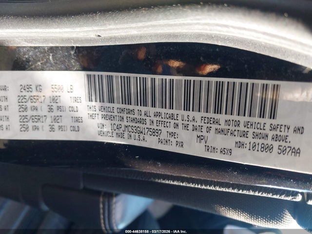 Jeep Cherokee Latitude 2016 1C4PJMCS3GW175897 Image 9