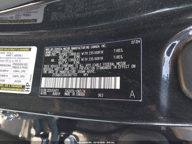 Продаж на аукціоні авто 2025 Lexus Nx 350 Premium, vin: 2T2GGCEZ0SC067155, номер лоту: 44638164