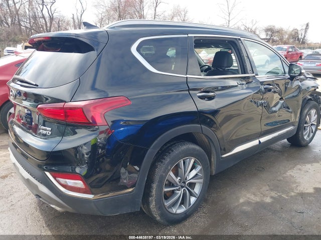 2019 Hyundai Santa Fe Limited მანქანა იყიდება აუქციონზე, vin: 5NMS53AD6KH031639, აუქციონის ნომერი: 44638197