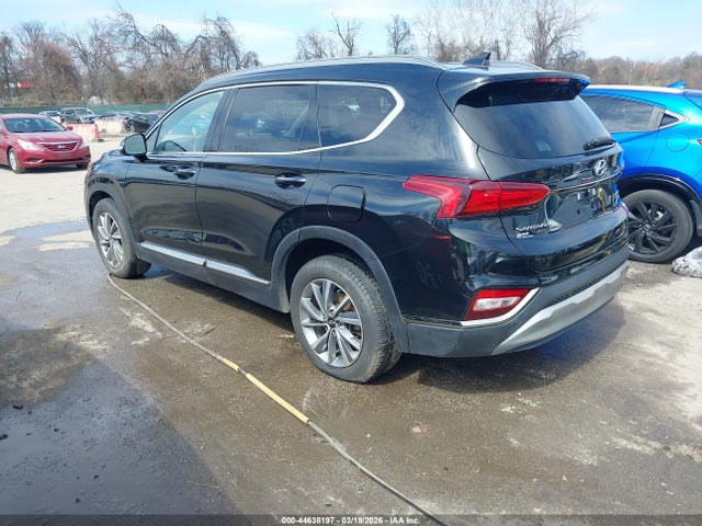 2019 Hyundai Santa Fe Limited მანქანა იყიდება აუქციონზე, vin: 5NMS53AD6KH031639, აუქციონის ნომერი: 44638197