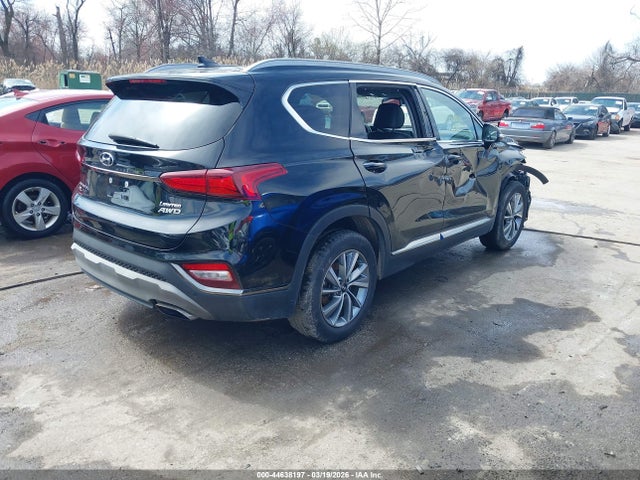 2019 Hyundai Santa Fe Limited მანქანა იყიდება აუქციონზე, vin: 5NMS53AD6KH031639, აუქციონის ნომერი: 44638197