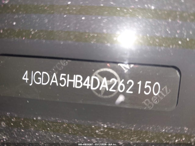 Продаж на аукціоні авто 2013 Mercedes-benz Ml 350 4matic, vin: 4JGDA5HB4DA262150, номер лоту: 44638267