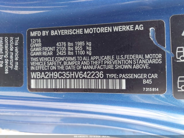 2017 BMW 230I WBA2H9C35HV642236 Photo 8
